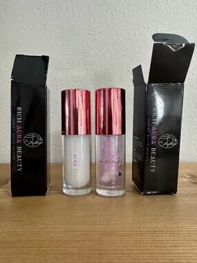 NIB 2-Pack Aura Beauty Lip Plumper Gloss